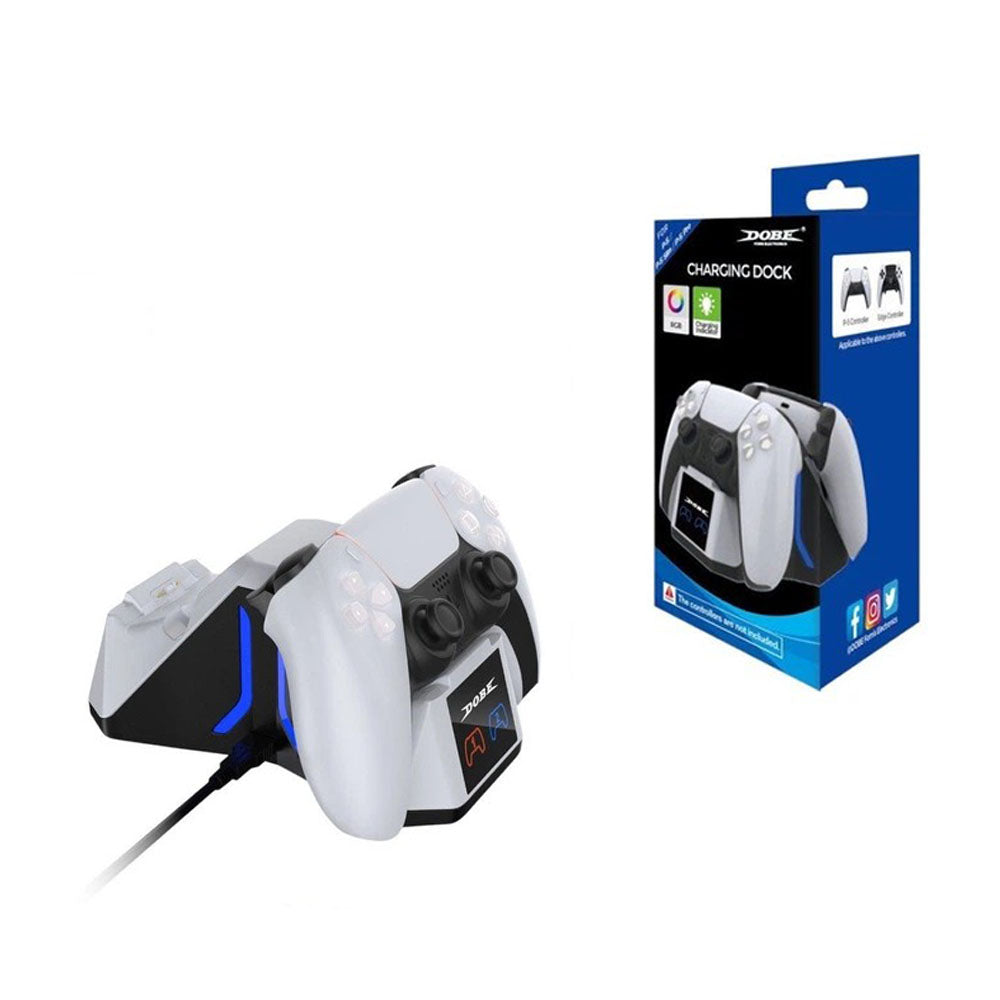 DOBE PS5 DualSense Charging Dock – Dual Controller Charging Station