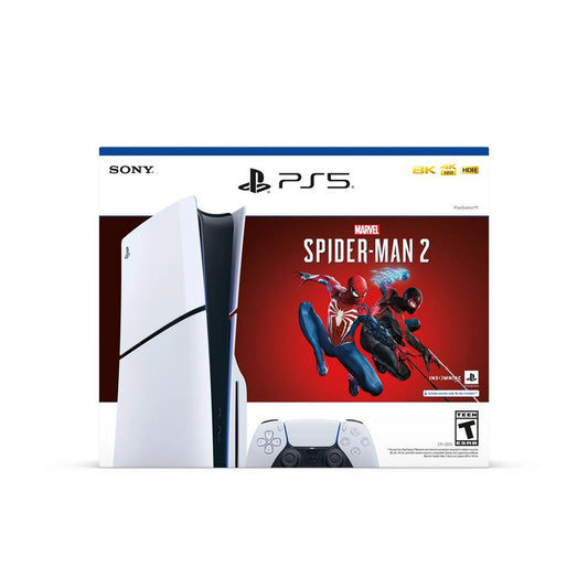 Sony PS5 Slim Disc Edition 1TB Console Spiderman 2 Bundle | PlayStation 5 Slim