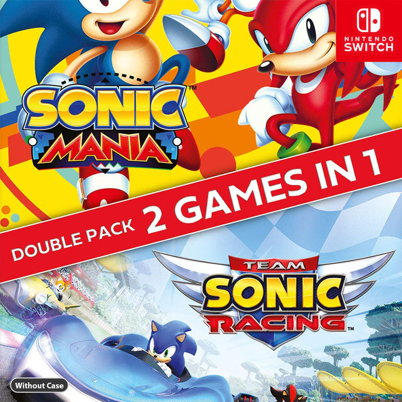 Sonic Mania + Team Sonic Racing │Without Case